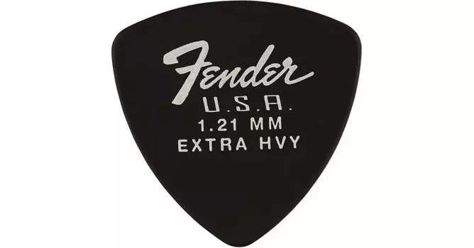 Fender Pick 346 Black Dura-Tone 1.21 12-Pack,
