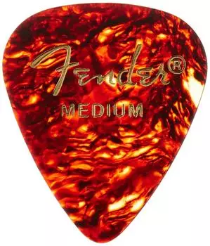 Fender Pick 351 SHAPE CLASSIC PICKS 144 COUNT TORTOISE SHELL - MEDIUM,