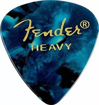 Fender Pick 351 SHAPE PREMIUM PICKS OCEAN TURQUOISE -144 COUNT, HEAVY
