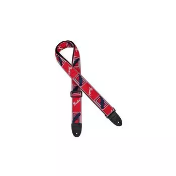Fender Strap Monogrammed Fender® 2 Strap, Red/White/Blue