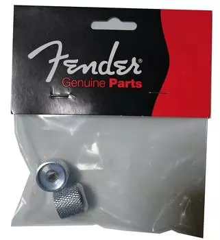 Fender USA Genuine Parts Fender Telecaster Precision Bass Dome Knobs (Chome) 0992056000 Telecaster Precision Bass Control Knob Knob Goods