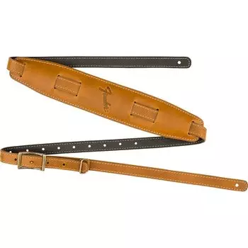 Fender USA leather strap Saddle Butterscotch Mustang™ Strap,
