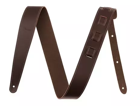 FenderEssentials Leather Strap Brown [Guitar Strap]
