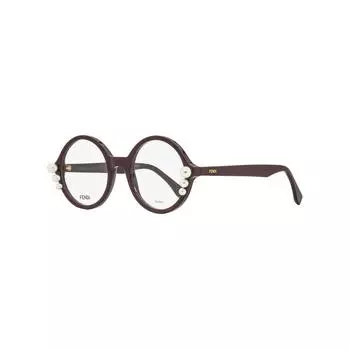 Fendi Women s Pearl Eyeglasses FF0298 0T7 Plum 51mm 0t7