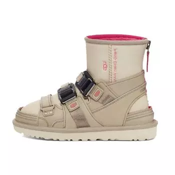 Feng Chen Wang X UGG PU теплые нескользящие повседневные зимние ботинки длиной до середины голени женские ботинки розовые 1130070-PINK 36