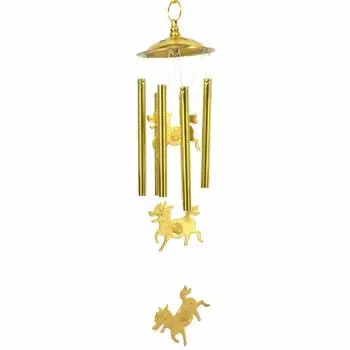 Feng Shui Six Pipe Wind Chime Kirin Wind Bell Feng Shui Goods Good Luck Good Luck Goods