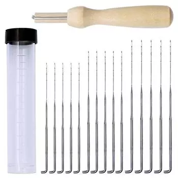 Fenrry62/64Pcs Набор игл для валяния Многоцелевые иглы для шитья шерстяного войлока Портативные инструменты для рукоделия из войлока для профессионалов и новичков