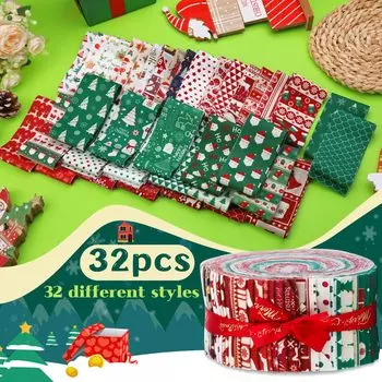 Fenrry 25/33 шт. рулон ткани для пэчворка рулон ткани полоски для квилтинга набор для квилтинга ткани для шитья одеяла своими руками