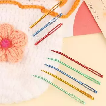 Fenrry 2 шт. 7 см большие швейные иглы для начинающих цветные обучающие иглы пряжа иглы SKC штопальная игла для швейного ремесла красный