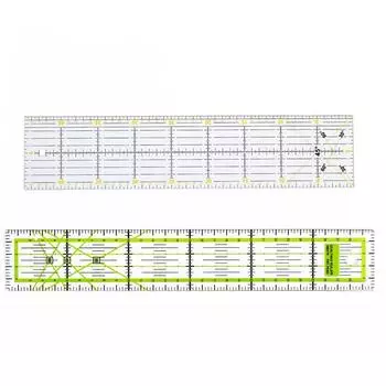 Fenrry 3 шт./компл. акриловая тканевая линейка для пэчворка, шитья, квилтинга, измерительная линейка, инструменты для резки, масштабирования, чертежа, линейка