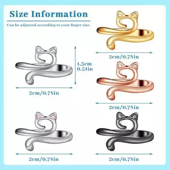 Fenrry 5 шт. Кольцо для вязания крючком, регулируемое натяжение крючком, пряжа, кольцо для пальцев, петли, аксессуары, инструменты