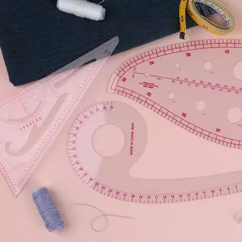 Fenrry 5PCS французская метрическая линейка для одежды, линейка для измерения, шаблон для пошива одежды, инструменты для шитья