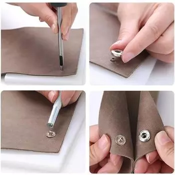 Fenrry Leather Craft Tool Kit,Carving Prong Lacing Stitching Chisel Set,Groover Tool,Professional Leathercraft Accessories