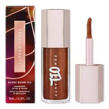 FENTY BEAUTY by Rihanna Gloss Bomb Oil Осветляющее масло для губ с блеском для губ, 0,3 унции