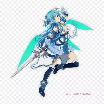 Фея Асуна Асуна Кирито, железные нашивки для одежды, наклейки с аппликацией на одежду, термочувствительная нашивка на заказ