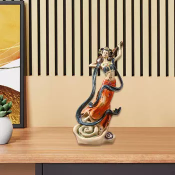 Фея статуя декор настольный орнамент скульптура фигурка для стола дома Lute Fairy