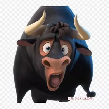 Ferdinand 15 декабря трейлер к фильму, термопереносная печать, виниловые нашивки, наклейки для одежды, аппликации «сделай сам», моющиеся нашивки