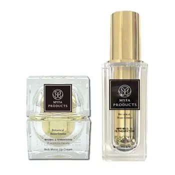 Ферментированная сыворотка Aged Booster 30 мл Насыщенный увлажняющий крем 30 г Набор Плацента Myfa Products