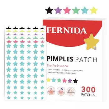 FERNIDA Spot Patch большой емкости для ухода за грубой кожей 6 цветов 300 шт. пластырь для ухода за кожей с прыщами частичная упаковка милый инструмент для маскировки пятен на лице большой