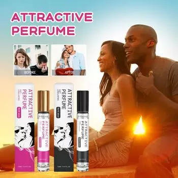 Феромоны, насыщенные эфирным маслом, духи с феромонами, роликовые духи, стойкий аромат, аромат розы с феромонами, масло для женщин, 15 мл One Size