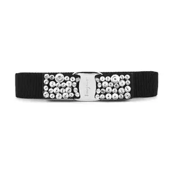 Ferragamo Аксессуары для волос 347582 713035 Valletta Черный Черный Серебряный Серебряный