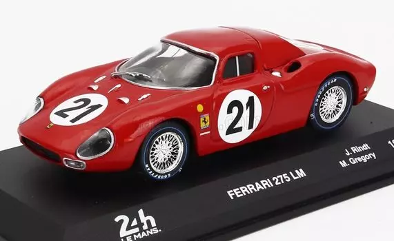 Ferrari Mini Car FERRARI 275LM V12 n5893 Победитель гонки 24 часа Ле-Мана 1965 1/43 3.3L ch. [Элемент] красный