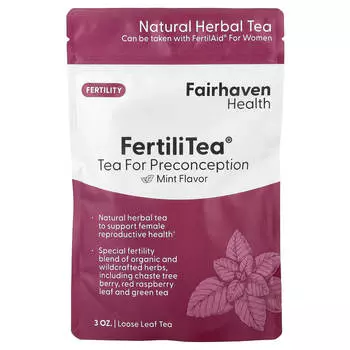 Fertilitea®, Рассыпной чай, Контрацептив, Мята, 3 унции