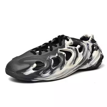 Feslishoet мужские тапочки толстая подошва модный стиль платформа ванная комната шлепанцы нескользящие трендовые дизайнерские туфли женские шлепанцы 44