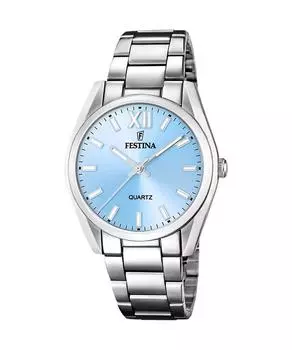 Festina Boyfriend Нержавеющая сталь Синий циферблат Кварцевые F20622-3 Женские часы синий