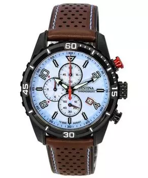 Festina Sport Chronograph Кварцевые мужские часы с синим циферблатом F20519-1 F205191 100M синий