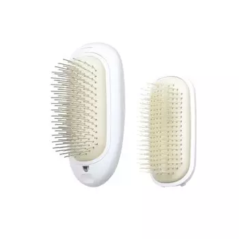 FESTINO Салонный уход Быстрая ионная щетка для ухода за кожей головы с отрицательными ионами Головка щетки моющаяся Компактный размер Подарок (СМХБ-028) [Волосы и уход] (белый) белый