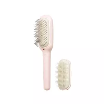 FESTINO Салонный уход Стайлинг Ионная щетка Вибрация Отрицательная Совместимость с мягкими и жесткими Увлажнение Моющийся и съемный (СМХБ-027) [Соник и Ионы] розовый