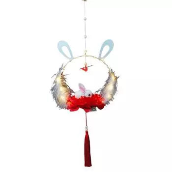 Festival DIY Lantern Chinese Style Light Cute Animal Craft Hanging Lamp Decoration Lighting Tool Home Indoor Outdoor Party