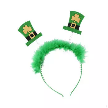 Festive Green Leprechaun Headband for St. Patrick s Day Celebrations Style C