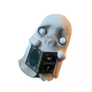 Festive Halloween Ghost Sculpture for Home Decor Style A