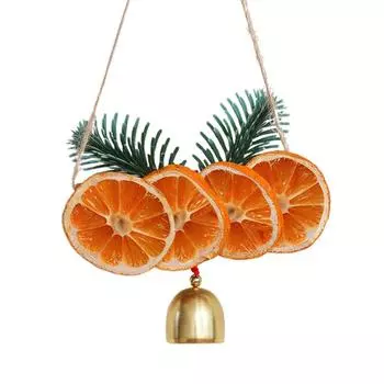 Festive Lemon Bells Car Hanging Christmas Tree Decorations Pendants For Christmas For Holiday S Y9G2 A-1pcs