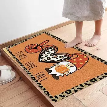 Фестиваль Благодарения, украшение, ковер для входной двери, Крытый и открытый противоскользящий коврик