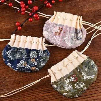 Фестиваль лодок-драконов в китайском стиле, сумка для хранения, маленькая пустая сумка для детей/взрослых красный