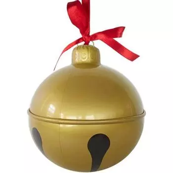 Фестивальное украшение, воздушный шар в форме колокола, 60 см, уличный забавный надувной игрушечный шар из ПВХ с принтом, большой рождественский шар