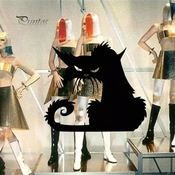 Фестиваль предметов Хэллоуин черный кот водонепроницаемый стикер стены DIY домашняя дверь спальня наклейка украшает S чёрный