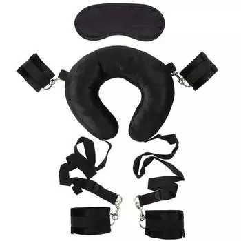 Фетиш-кровать, набор ремней для бондажа, любовная осанка, шейный воротник, манжеты для ног, наручники, плюшевая секс-подушка, БДСМ, игры для взрослых, секс-игрушки для пар