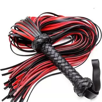 Фетиш PU кожаный кнут БДСМ бондаж шлепок плеть с ручкой эротические игры игрушки для пар