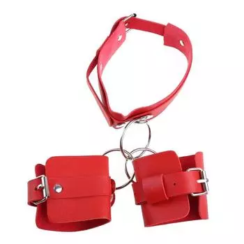 Фетиш-рабский удерживающий ремень, косплей, бондаж, наручники, манжеты на щиколотке, секс-игрушки для женщин, пары, игры для взрослых, эротические товары