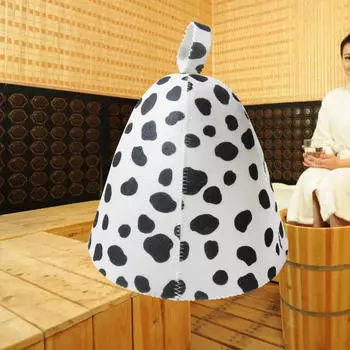 Фетровая шапка для сауны, шапка для русской бани, противожаровая шапка для вапорариума