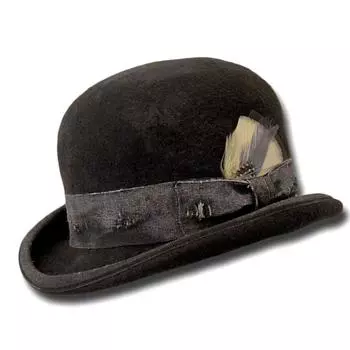 Фетровая шляпа-котелок из ягненка, цилиндр из чистой шерсти, украшенный тесьмой, фетровая шляпа из овечьей шерсти 60cm серый