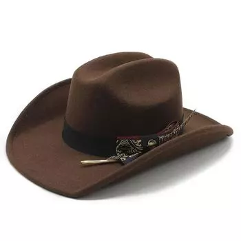 Фетровая шляпа мужская винтажная британская джазовая шляпа независимая стойка перо подарочная шляпа M56-58cm хаки