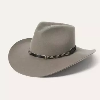 Фетровая шляпа с овечьим принтом, украшение на пояс, шерстяной цилиндр, каплевидная шляпа, фетровая шляпа из овечьего шелка L58-60cm серый