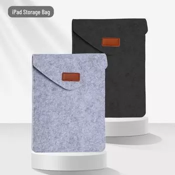 Фетровая сумка для хранения и защитный чехол для iPad, электронной книги и 11-дюймового планшета kindle серебряный серый
