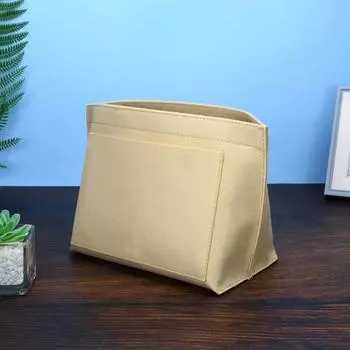 Фетровая сумка-вставка подходит для сумки-вкладыша, фетровая тканевая косметичка, поддерживающая дорожную портативную сумку-органайзер с вставкой