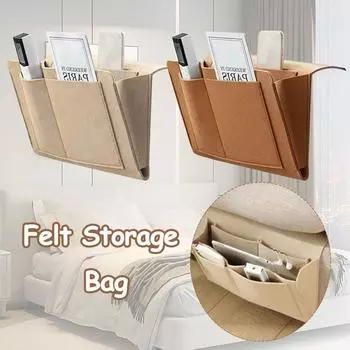 Фетровые карманы для журналов, подвесная сумка для хранения, портативная коробка для детских салфеток, пульт дистанционного управления